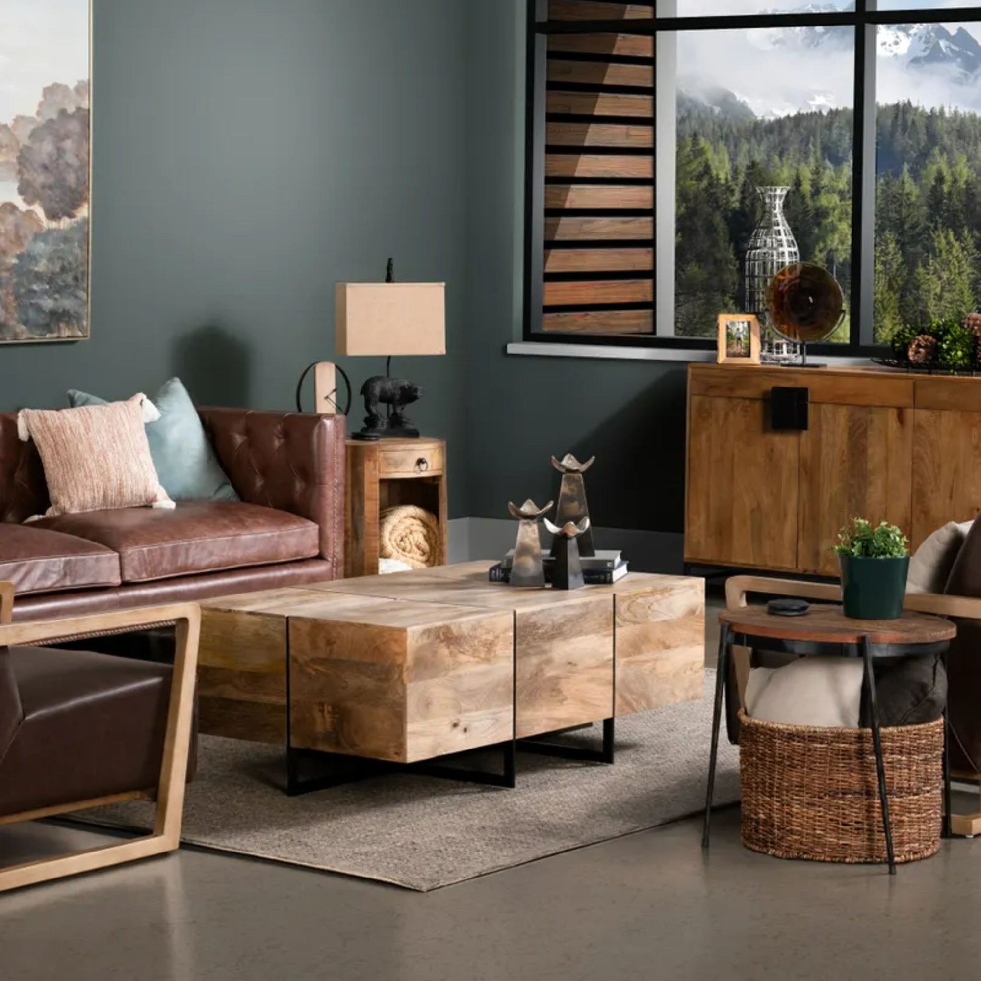Table basse Brennon - Marron