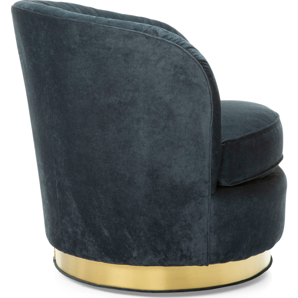 Chaise pivotante Allison - Capri Blueberry