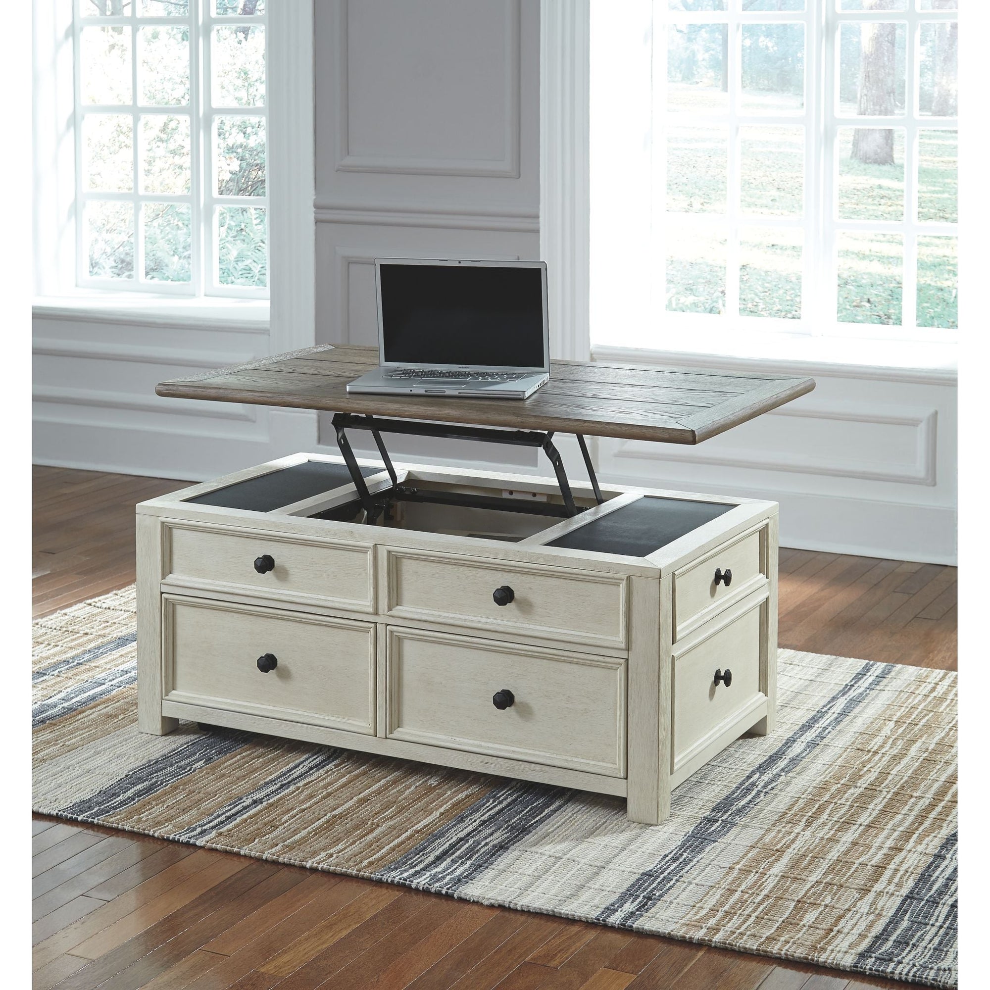 Table basse Bolanburg - Bicolore