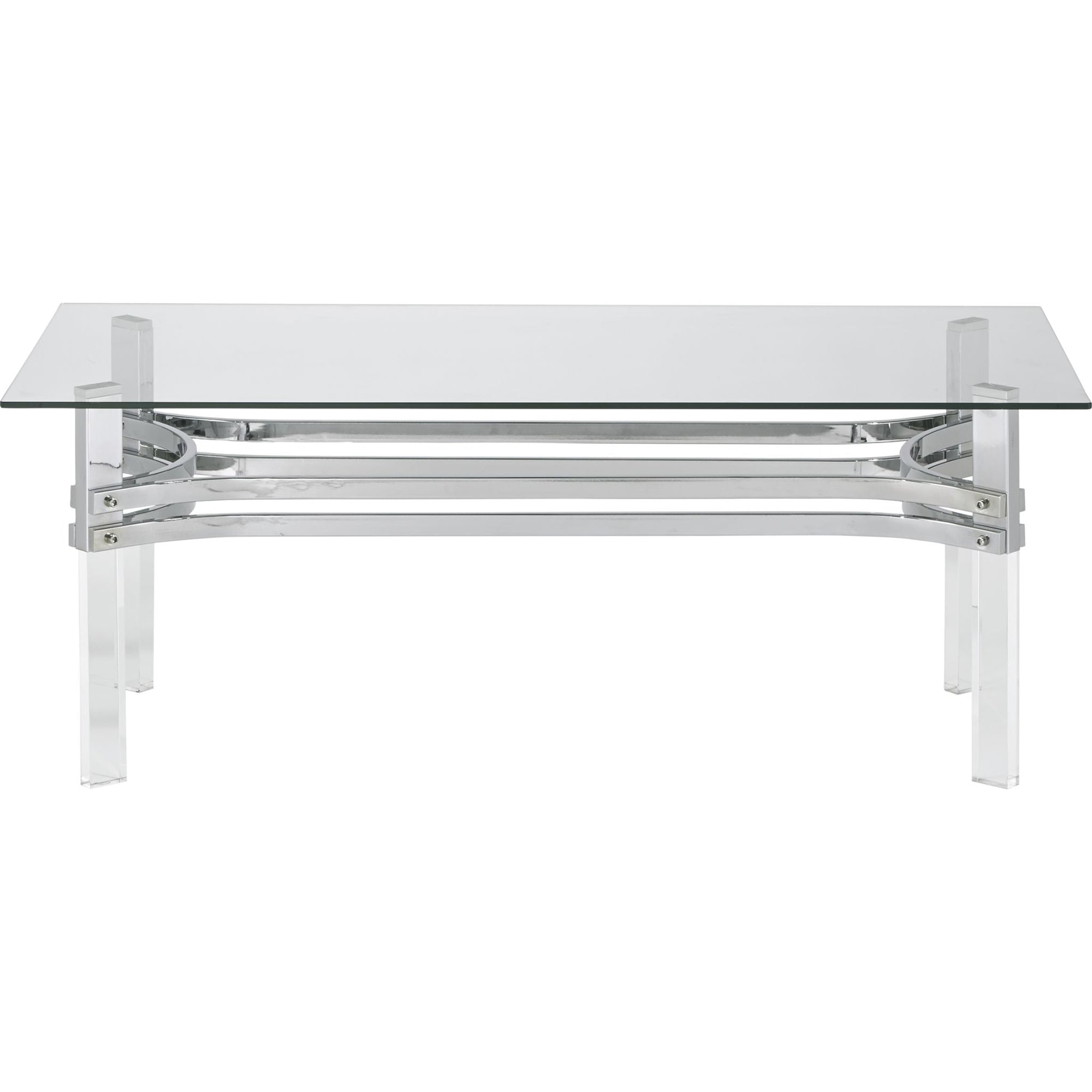 Table basse Braddoni - Finition chromée