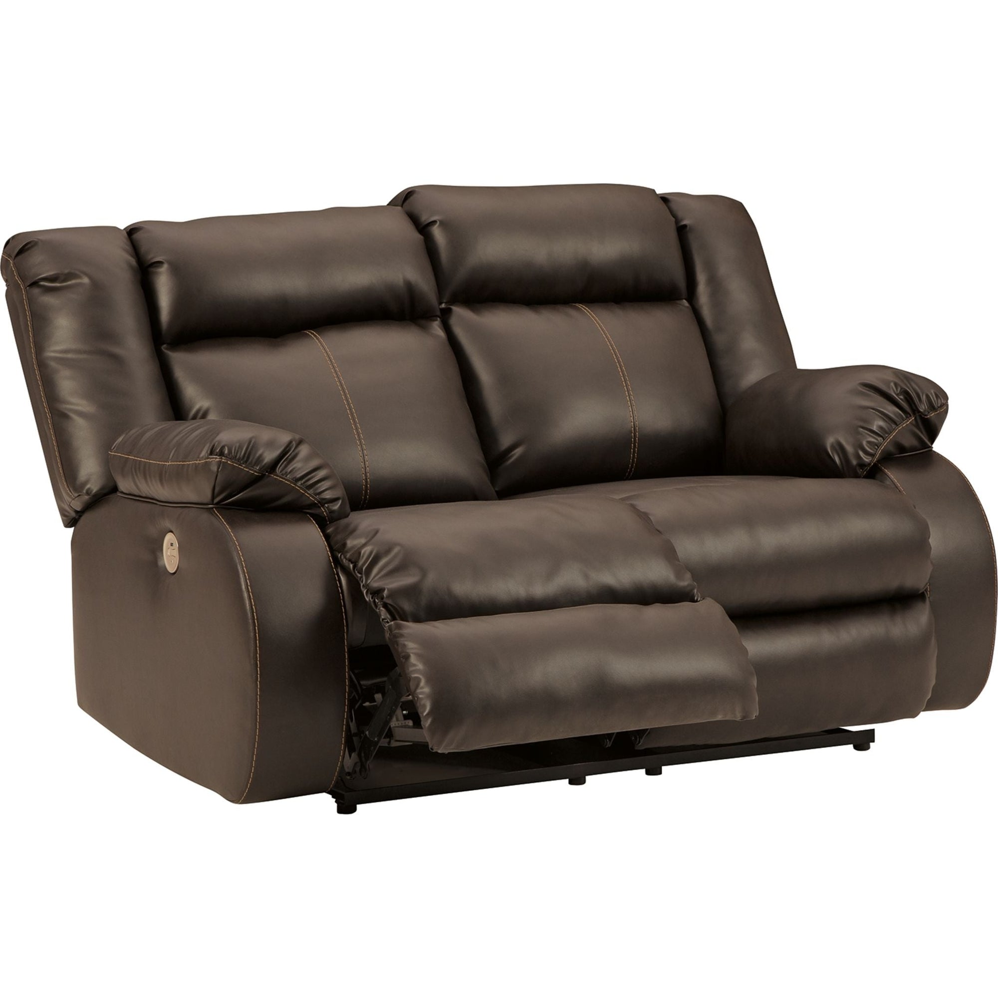 Causeuse inclinable électrique Denoron - Chocolat