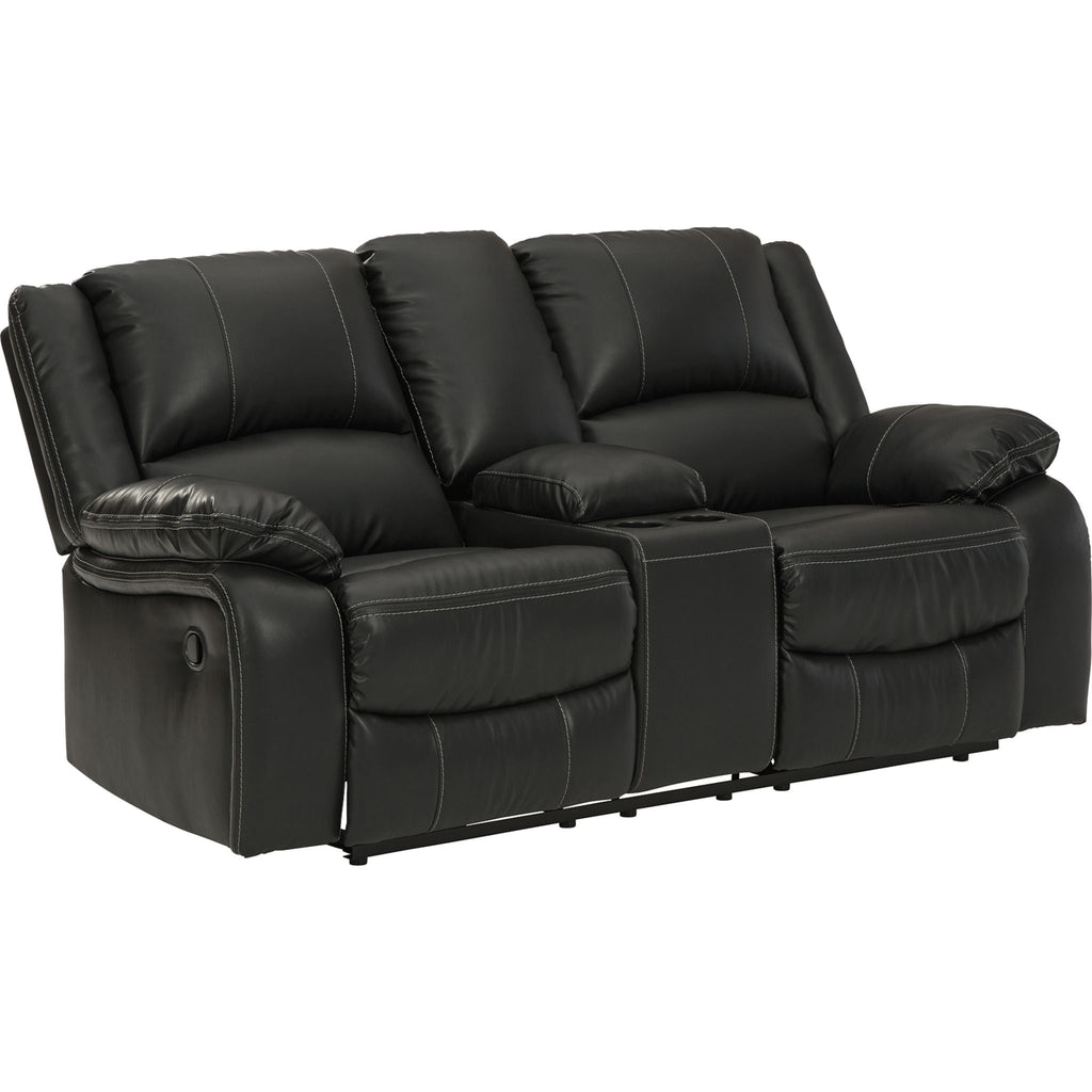 Causeuse inclinable avec console Calderwell - Noir