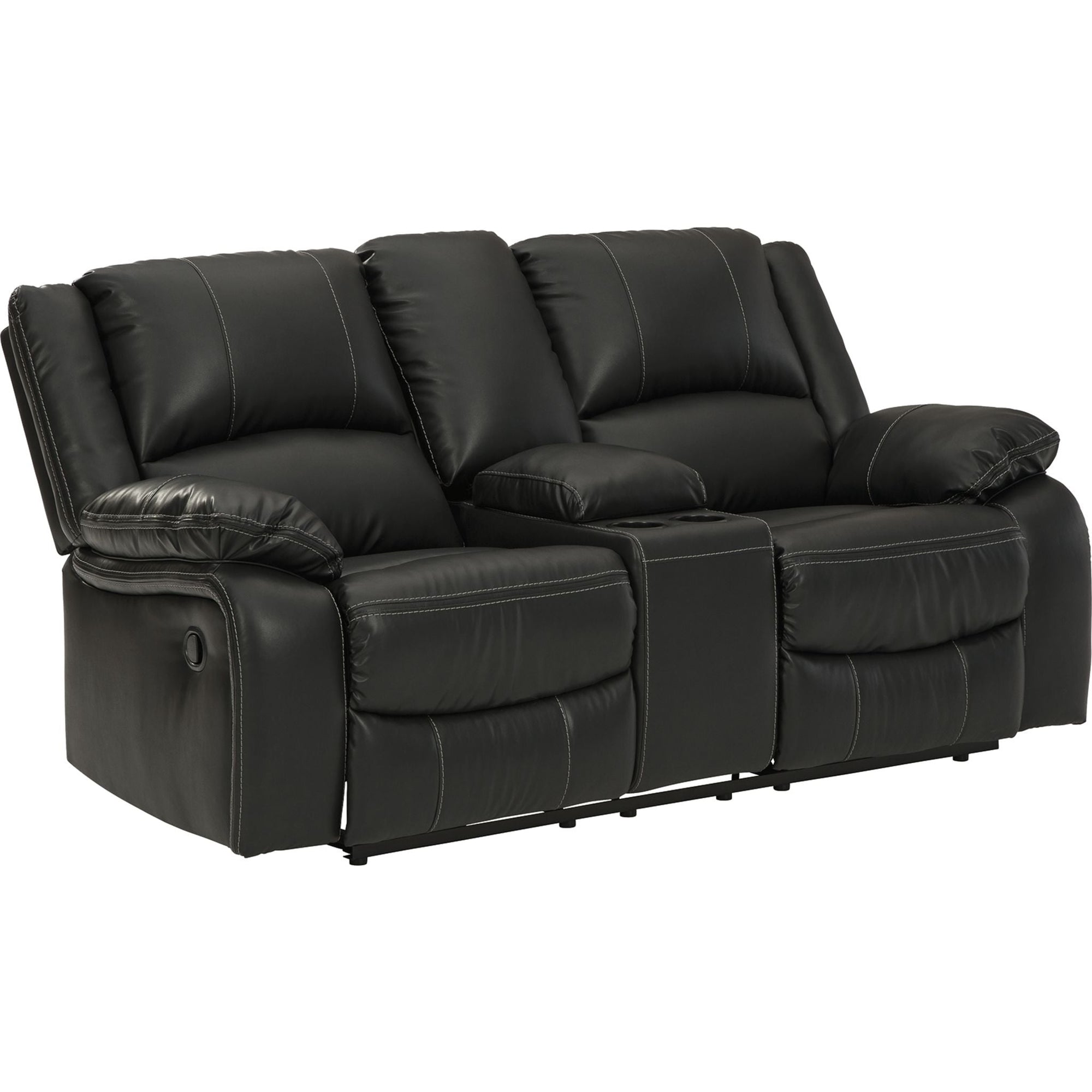 Causeuse inclinable avec console Calderwell - Noir