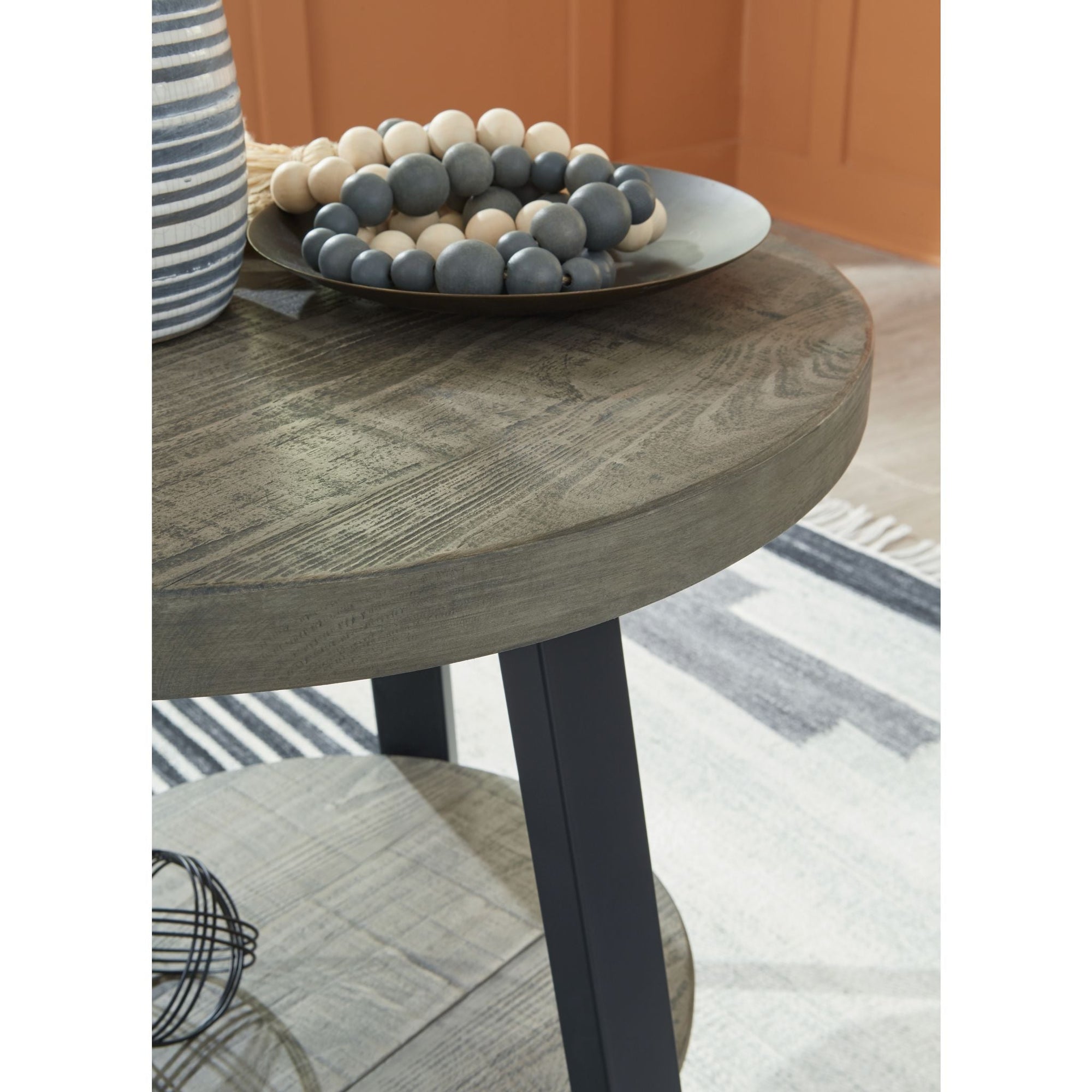 Table d'appoint Brennegan - Gris/Noir