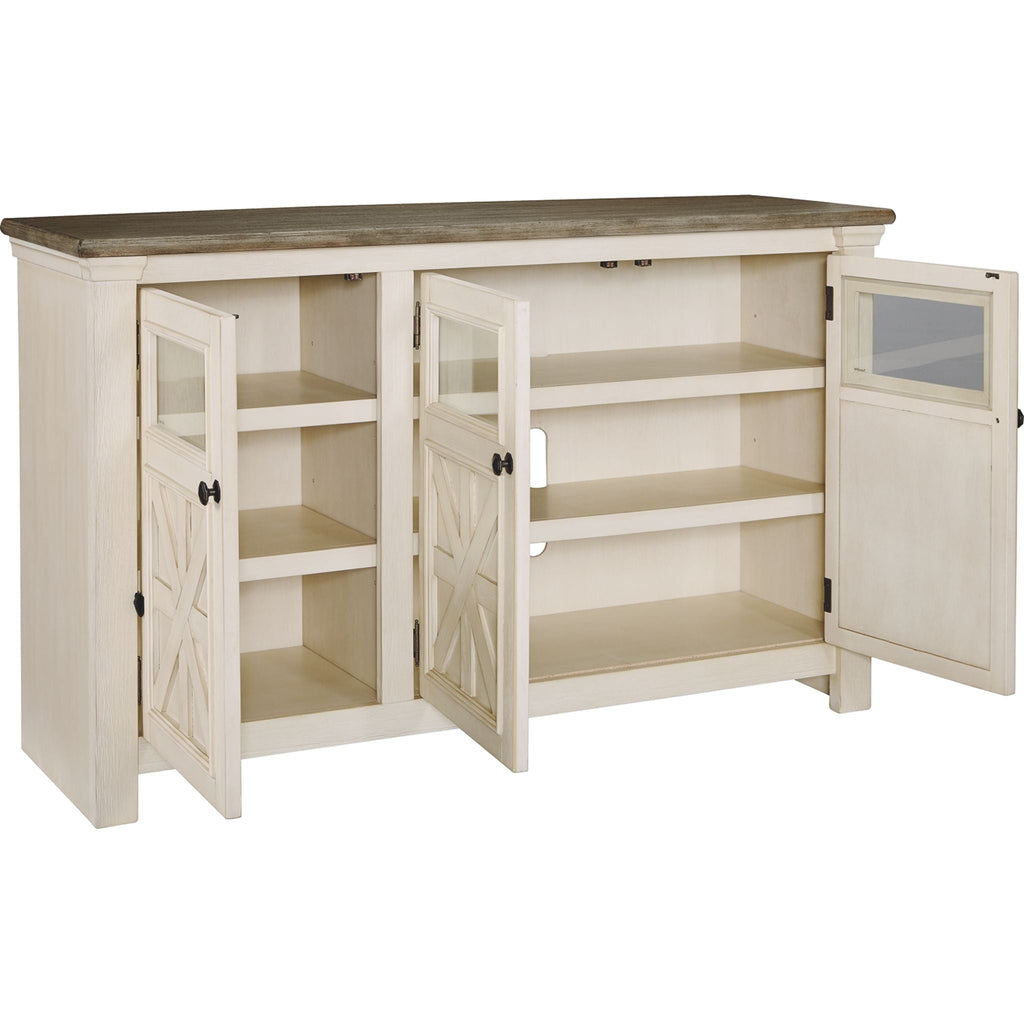 Meuble TV Bolanburg - Blanc/Gris patiné