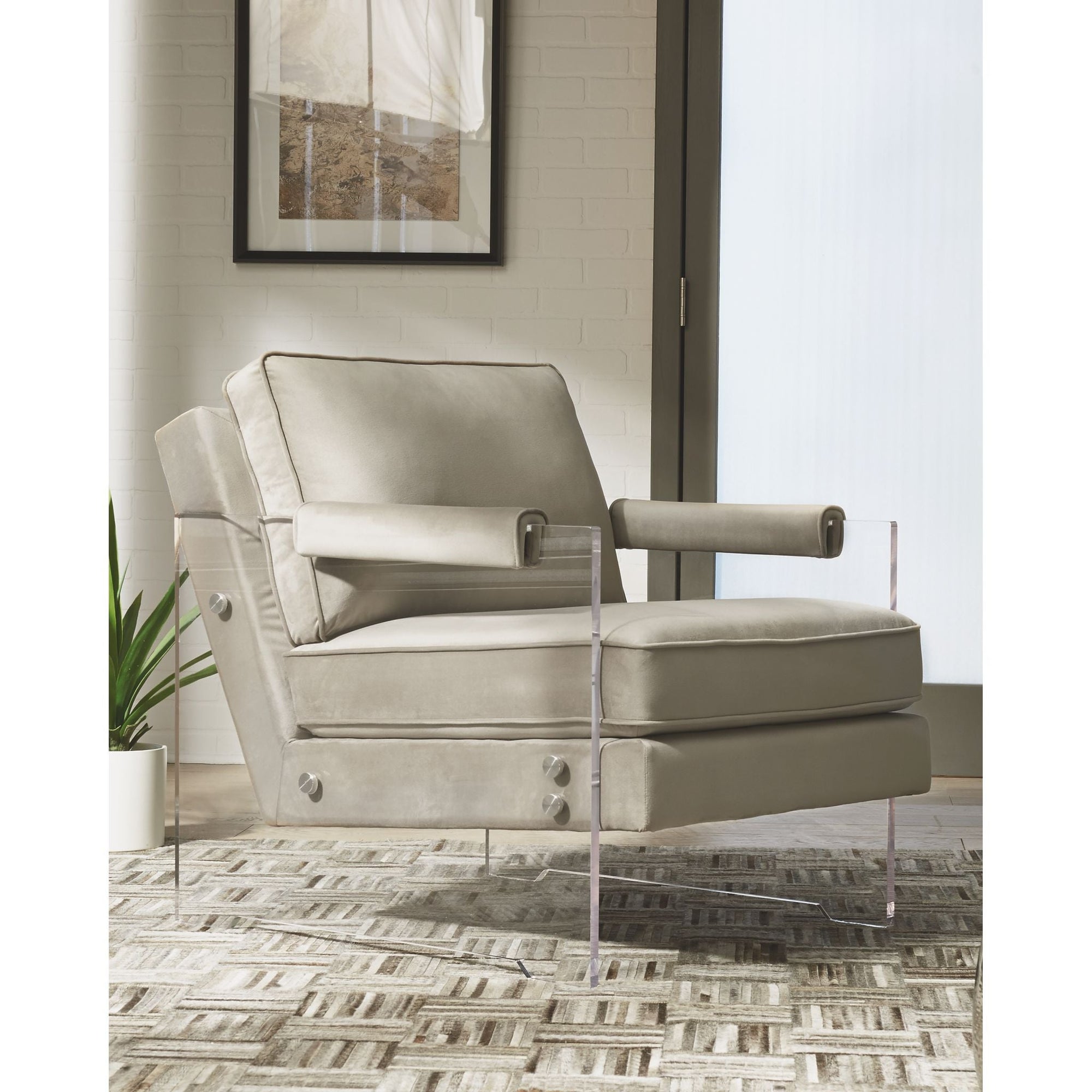 Fauteuil d'appoint Avonley - Taupe
