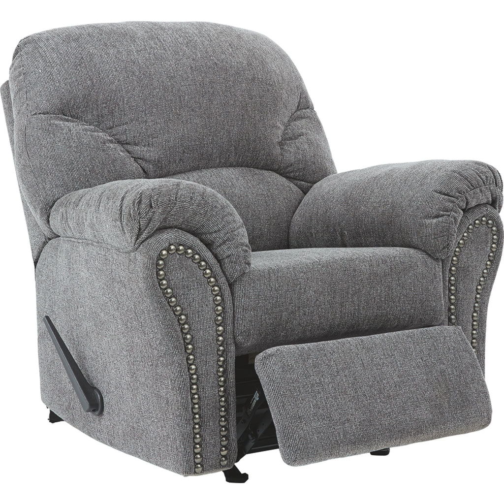 Fauteuil inclinable à bascule Allmaxx - Étain