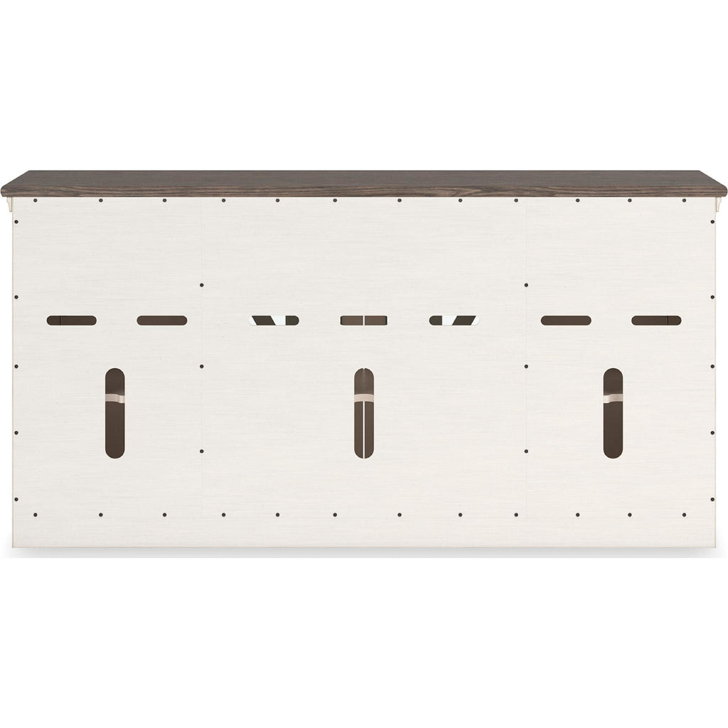 Meuble TV Bolanburg - Blanc/Gris patiné
