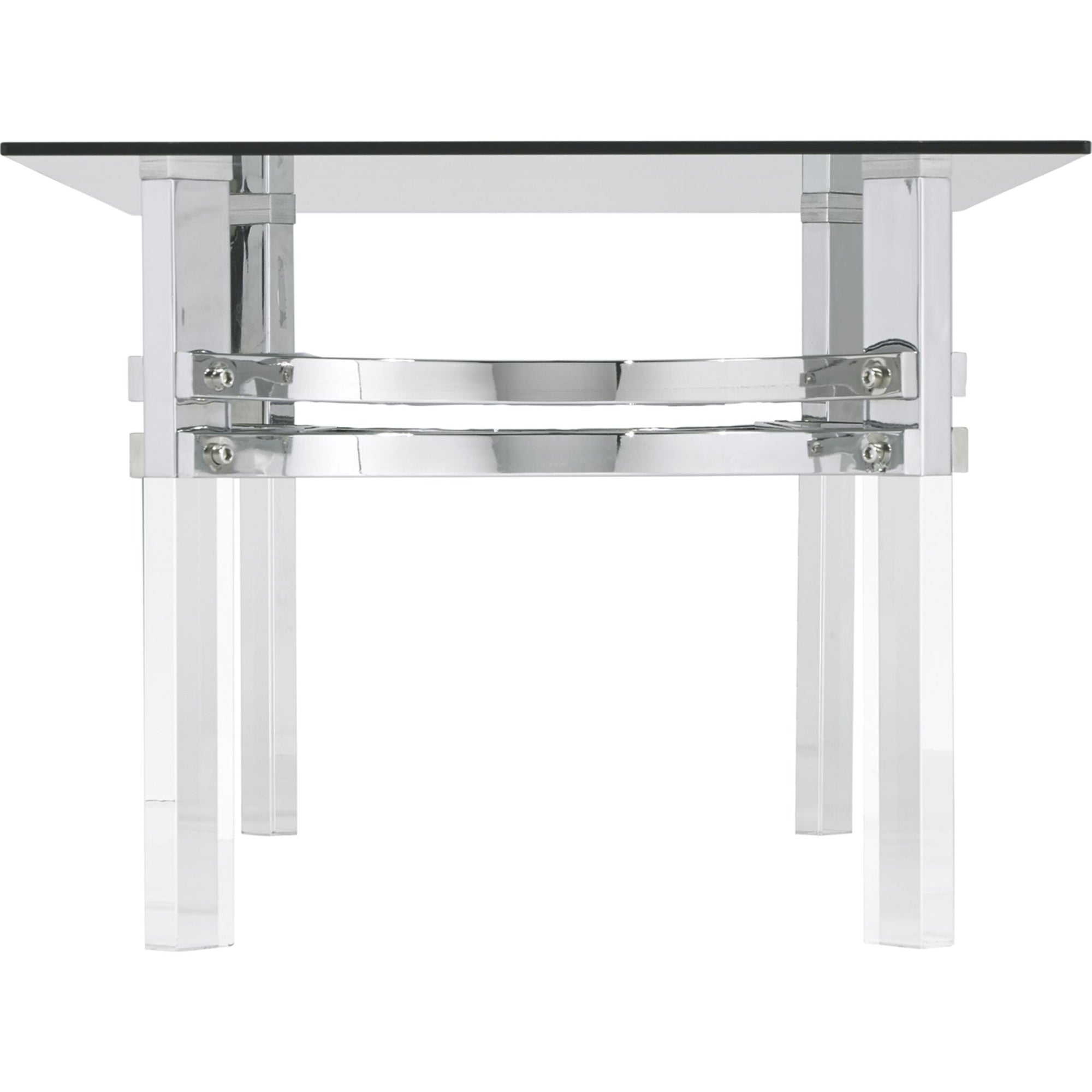 Table basse Braddoni - Finition chromée