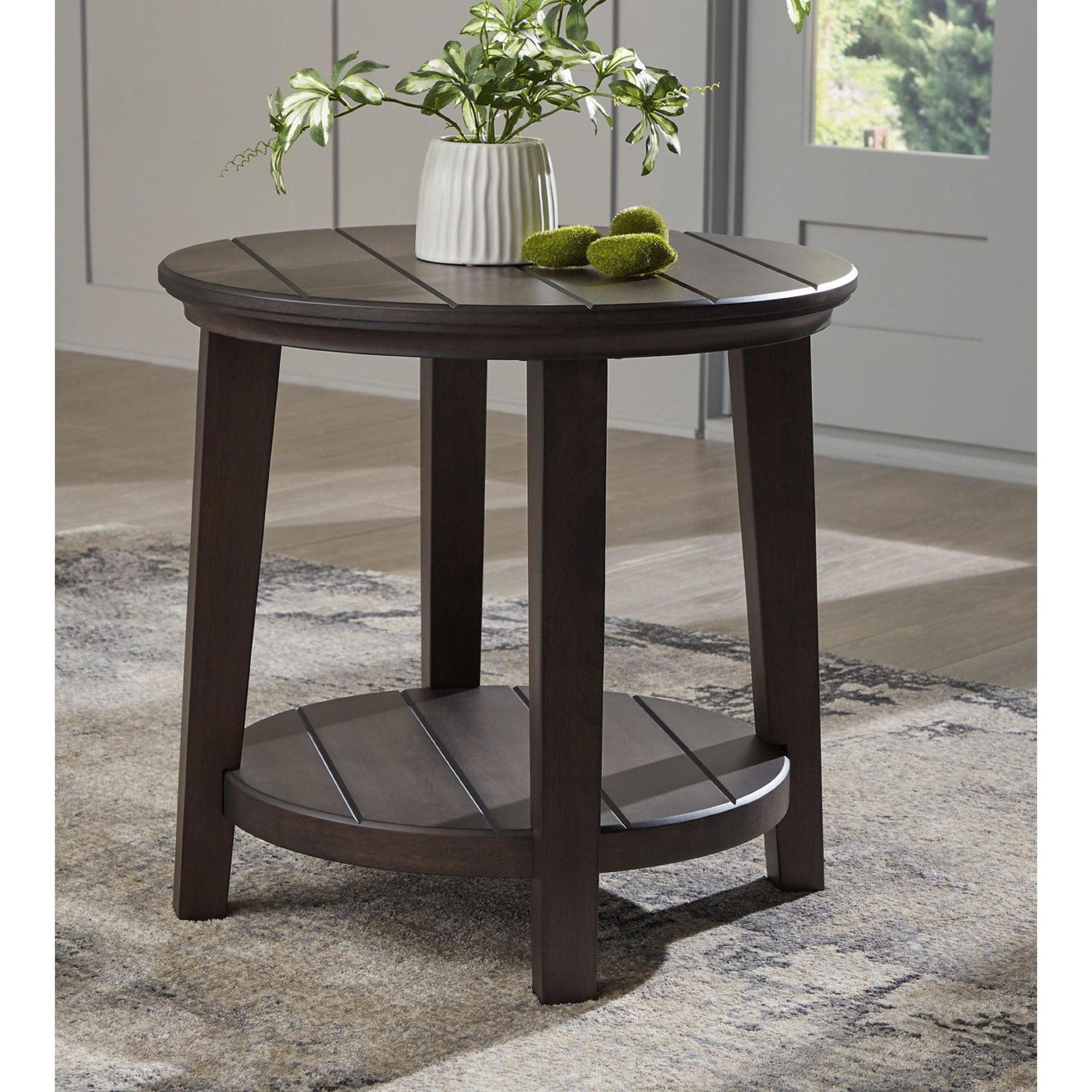 Table d'appoint Celamar - Marron foncé