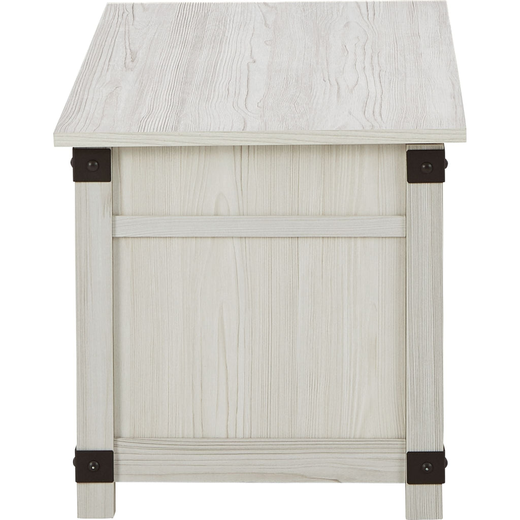 Table basse rectangulaire relevable Bayflynn - Blanchi à la chaux