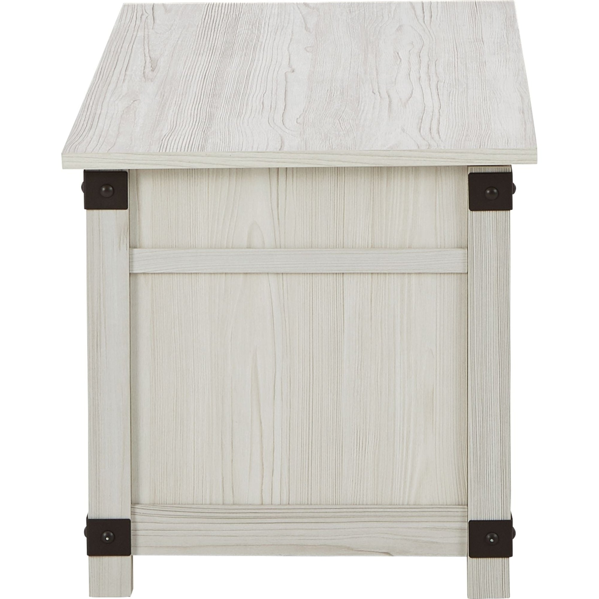 Table basse rectangulaire relevable Bayflynn - Blanchi à la chaux