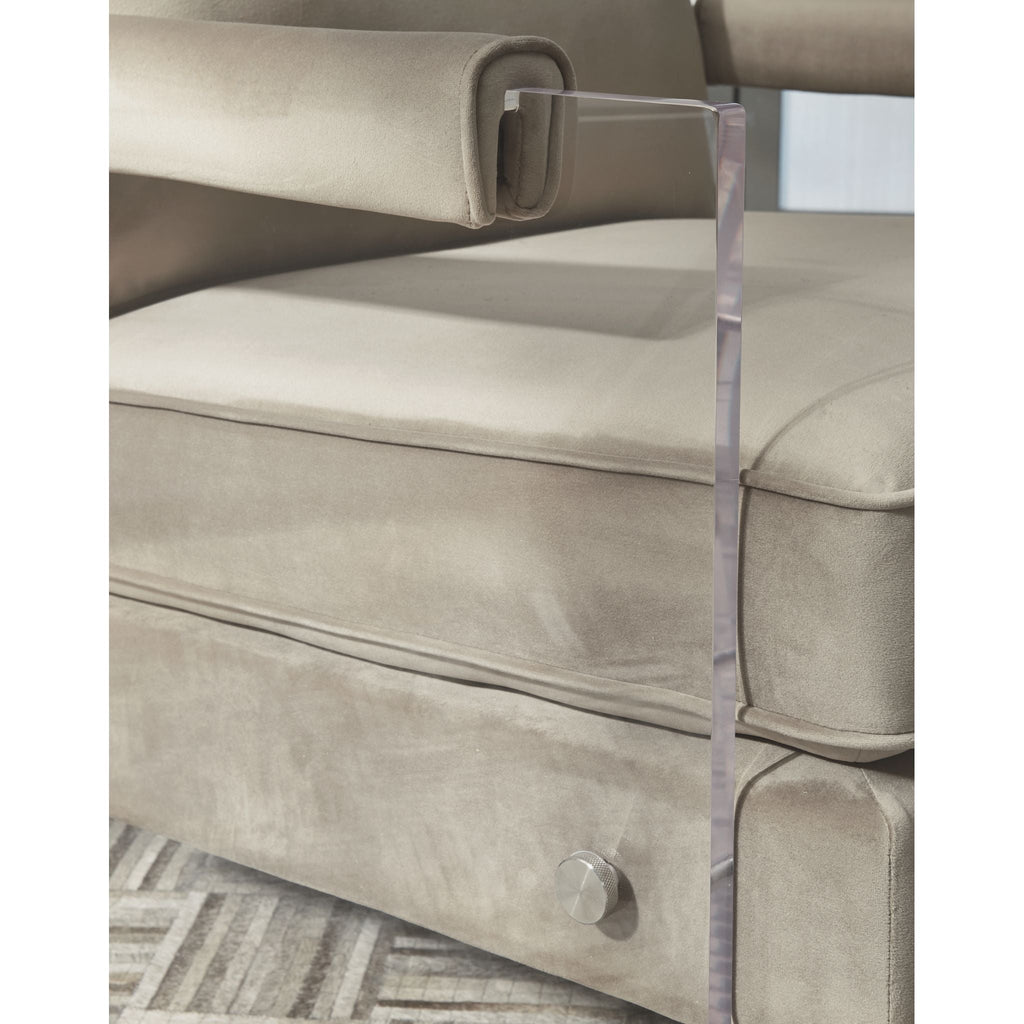 Fauteuil d'appoint Avonley - Taupe