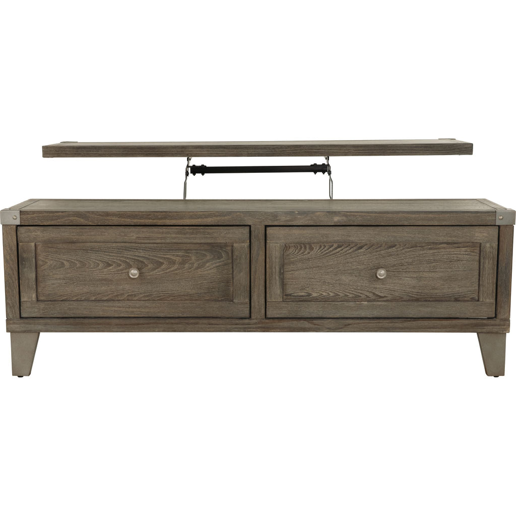 Table basse Chazney - Brun rustique