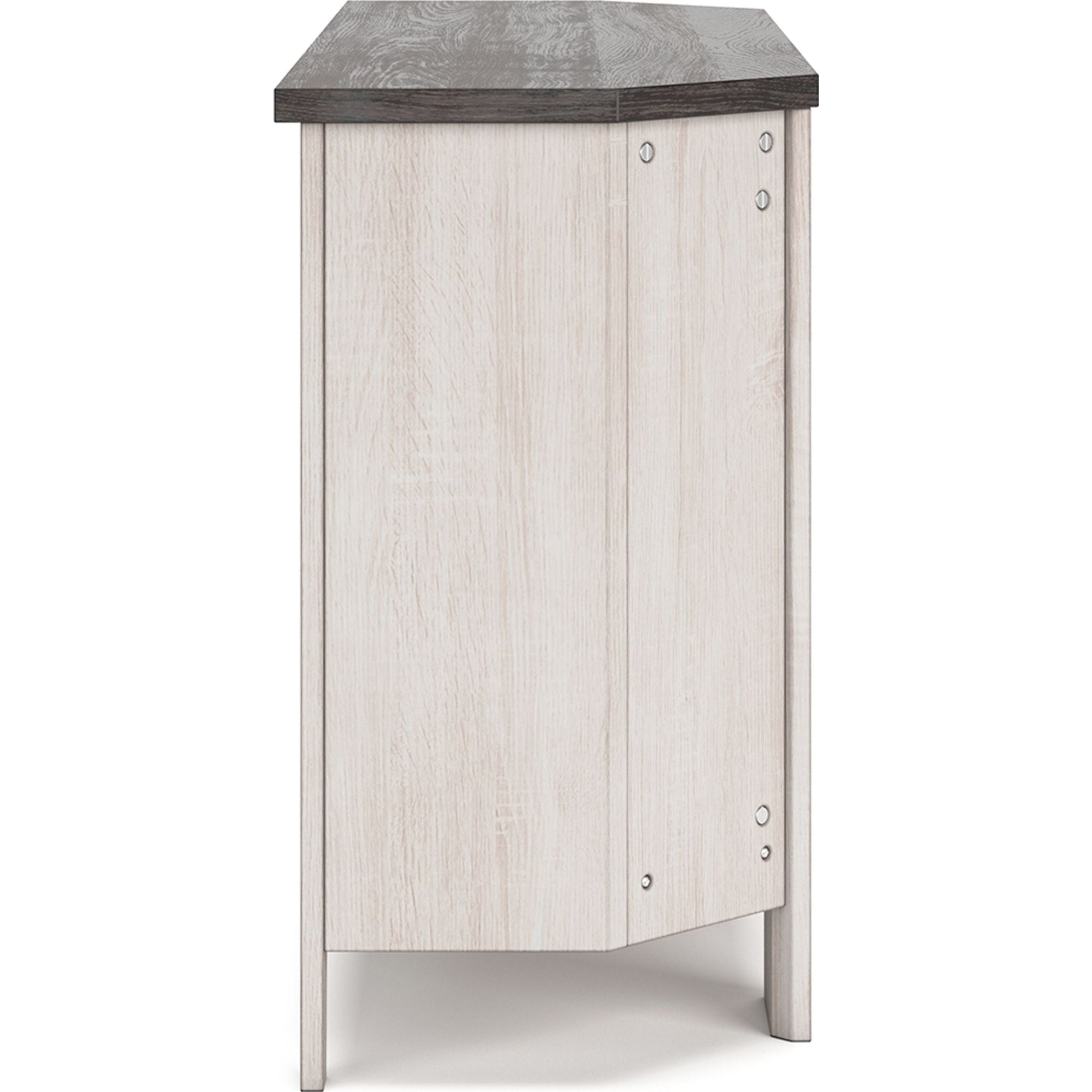 Meuble TV d'angle Dorrinson - Bicolore