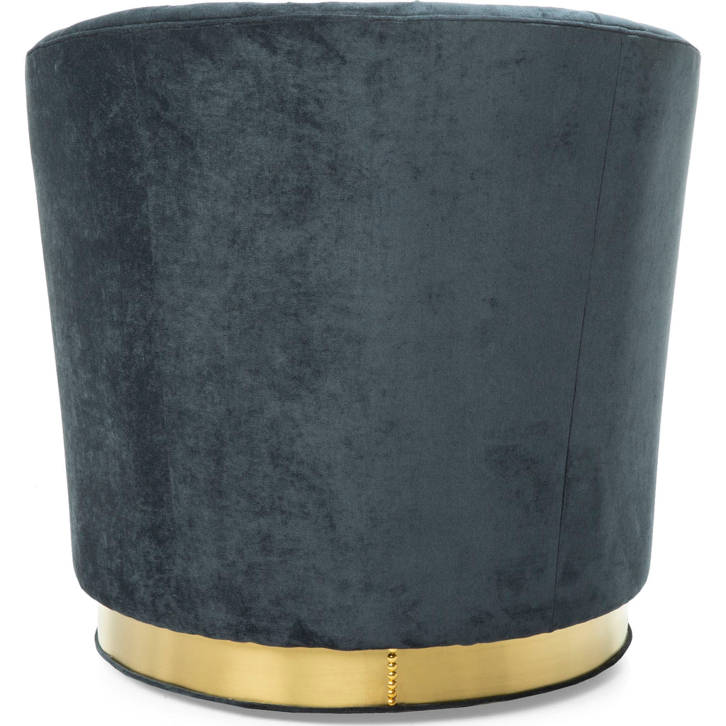 Chaise pivotante Allison - Capri Blueberry