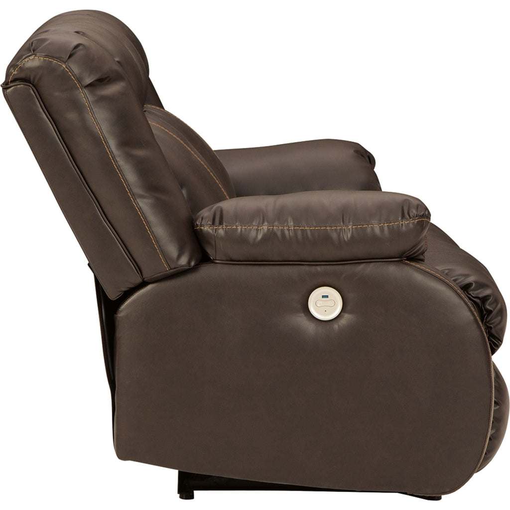 Causeuse inclinable électrique Denoron - Chocolat