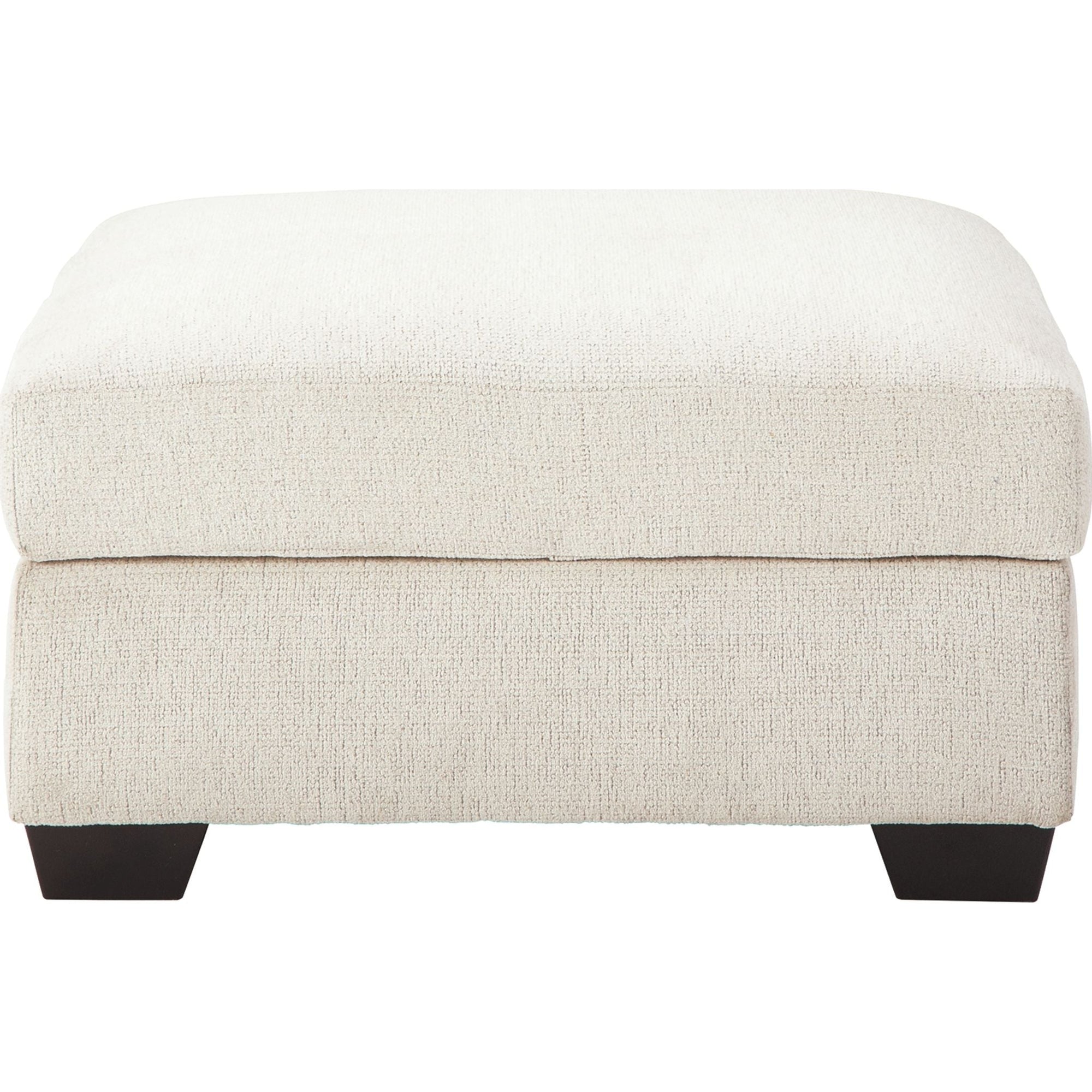 Pouf de rangement Brantley - Neige