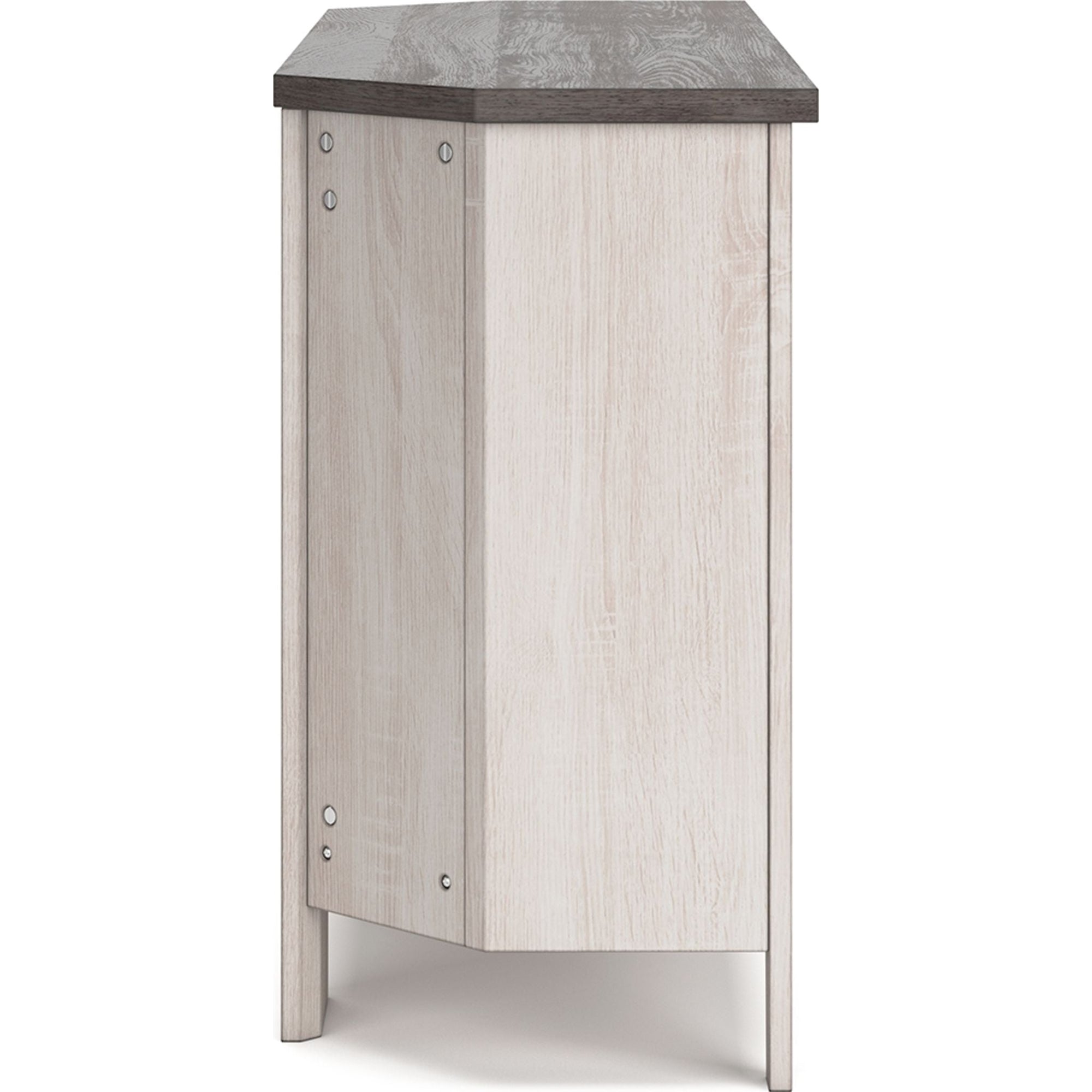 Meuble TV d'angle Dorrinson - Bicolore