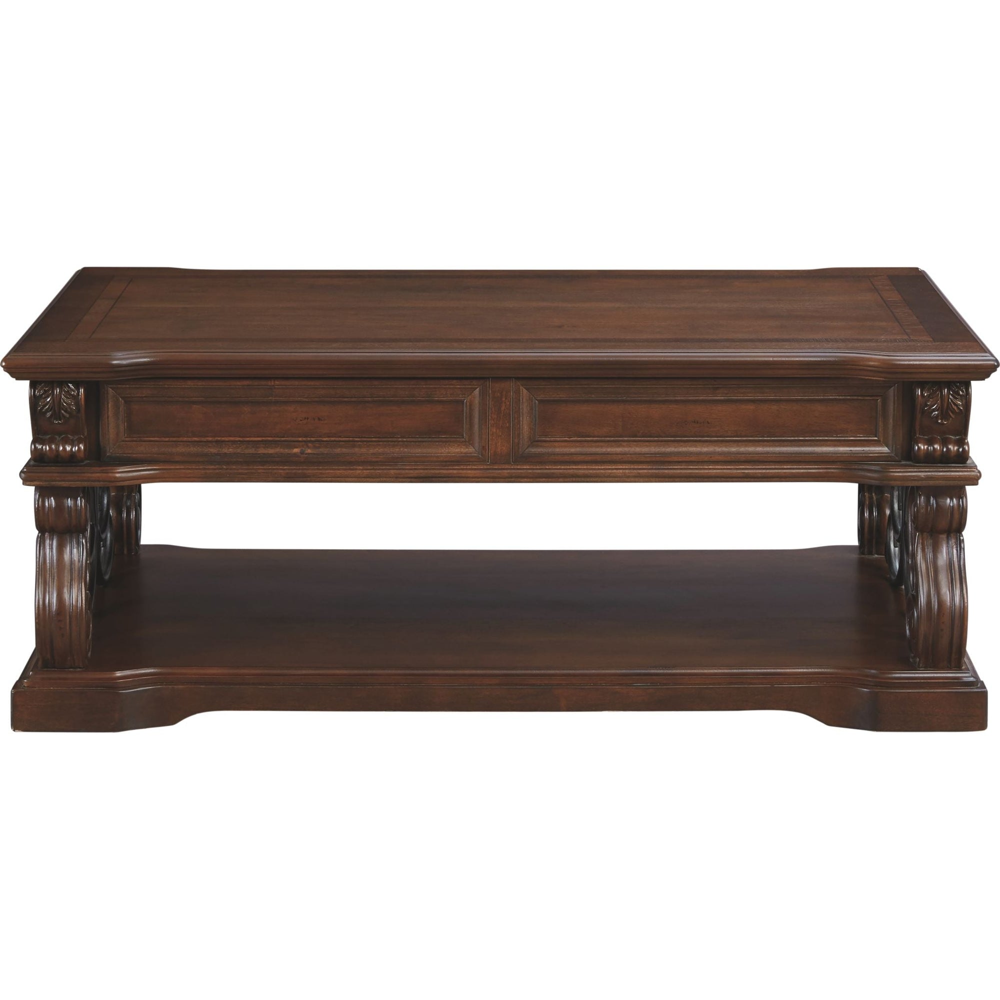 Table basse Alymere - Brun rustique