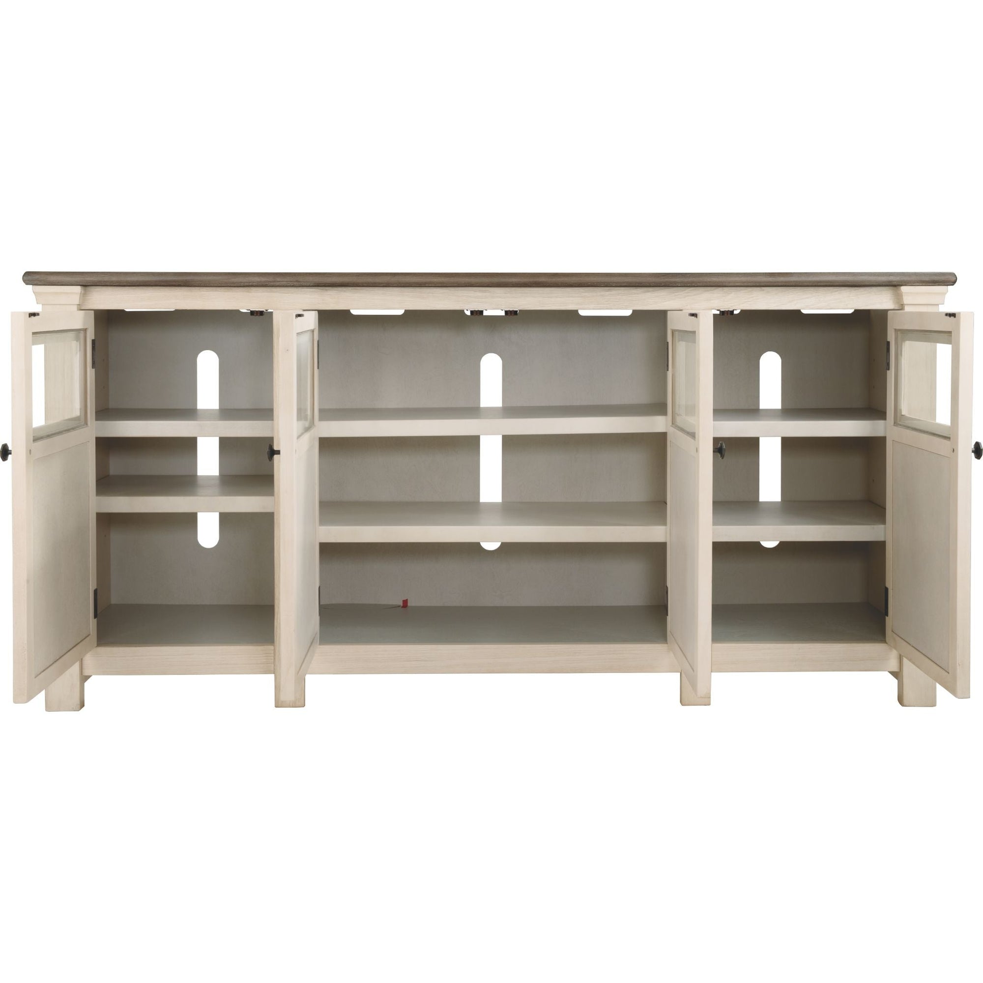 Meuble TV Bolanburg - Blanc/Gris patiné