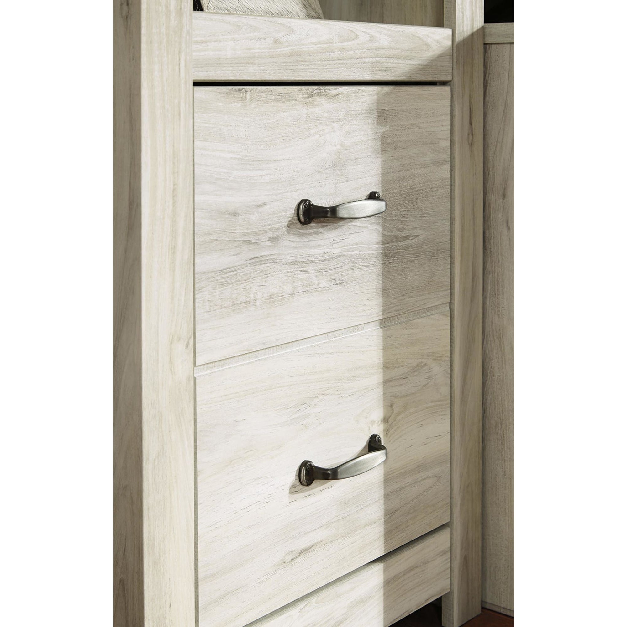 Meuble de divertissement Bellaby 5 pièces - Blanchi à la chaux