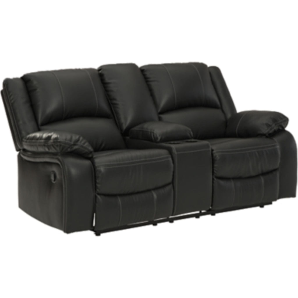 Causeuse inclinable avec console Calderwell - Noir