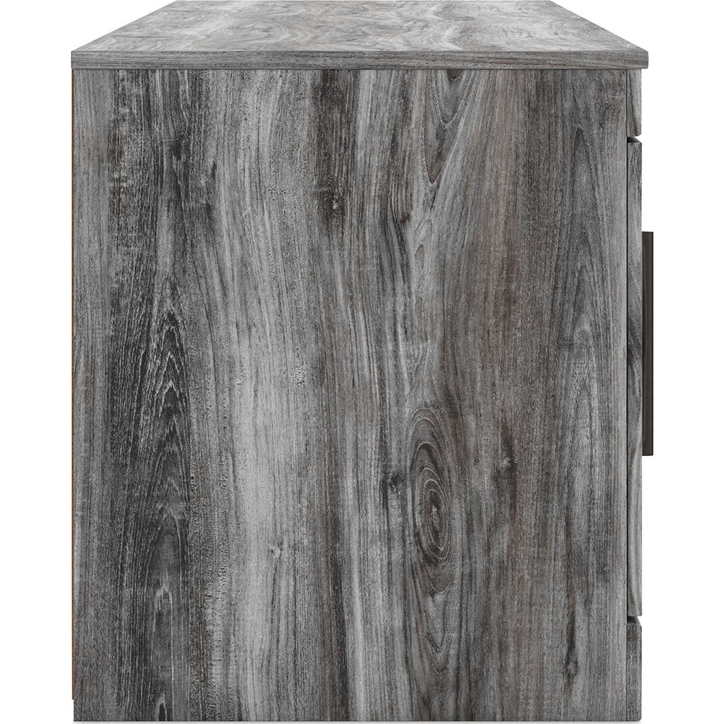 Meuble TV Baystorm avec cheminée - Gris