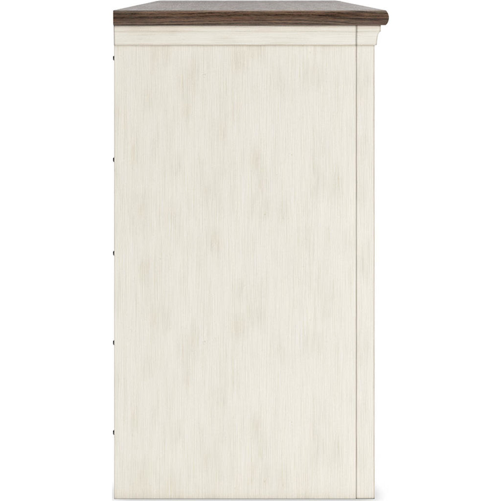 Meuble TV Bolanburg - Blanc/Gris patiné
